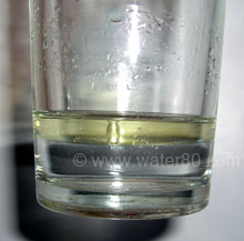 Other kinds of purified water completely separated from oil